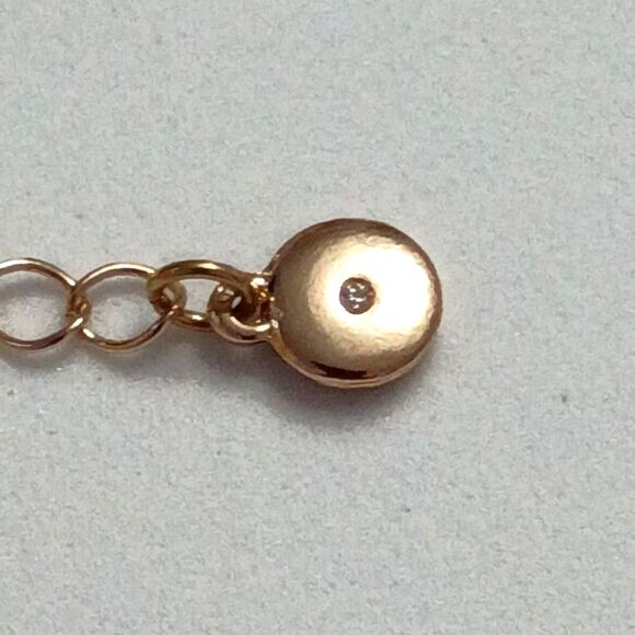 Vintage Designer C1946 Triple Strand Choker of Knotted Cords through Brass Tubes - Picture 7 of 7